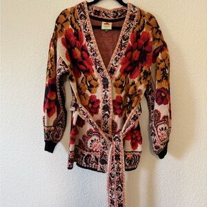 FARM Rio Multicolor Floral Cardigan